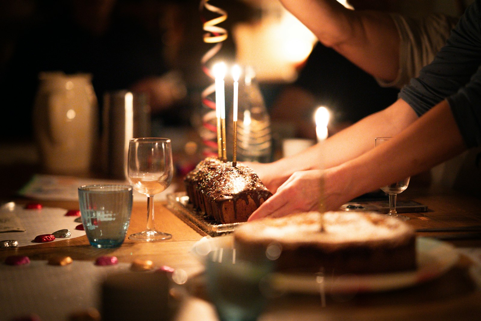 A celebration with friends